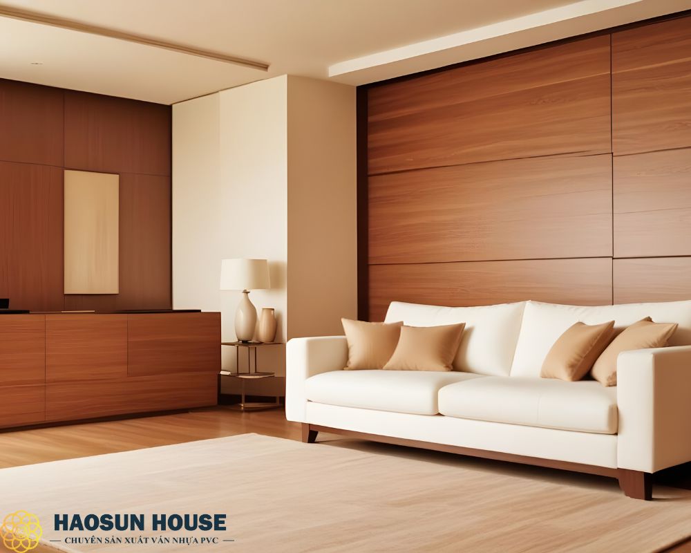 Mẫu tấm nhựa PVC giả gỗ dành cho phòng khác