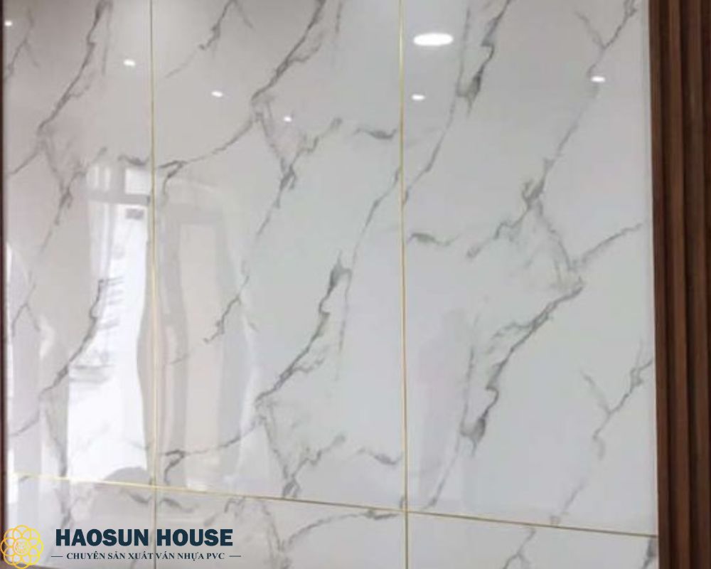 Tấm nhựa pvc vân đá