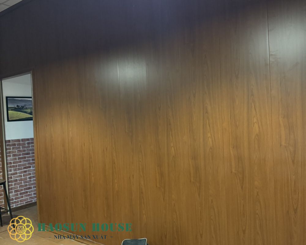 Tấm vách ngăn nhựa giả gỗ