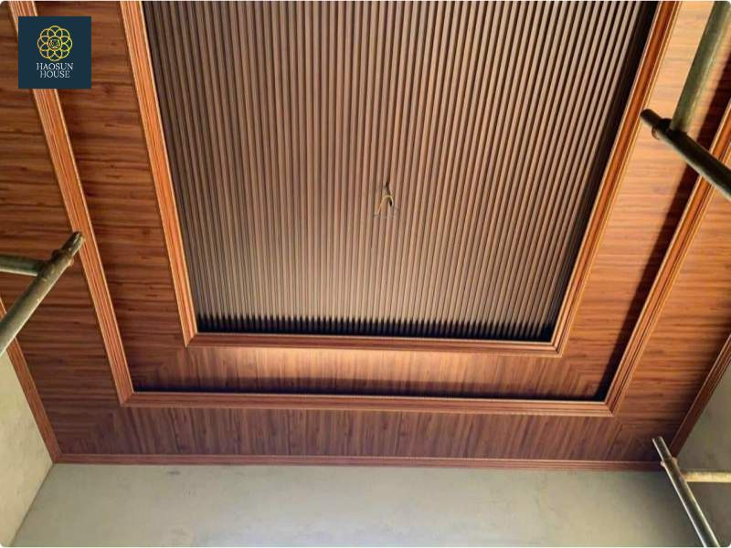 Trần nhựa PVC giả gỗ