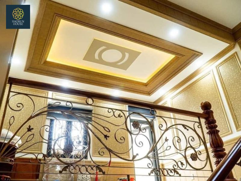 Trần nhựa PS giả gỗ