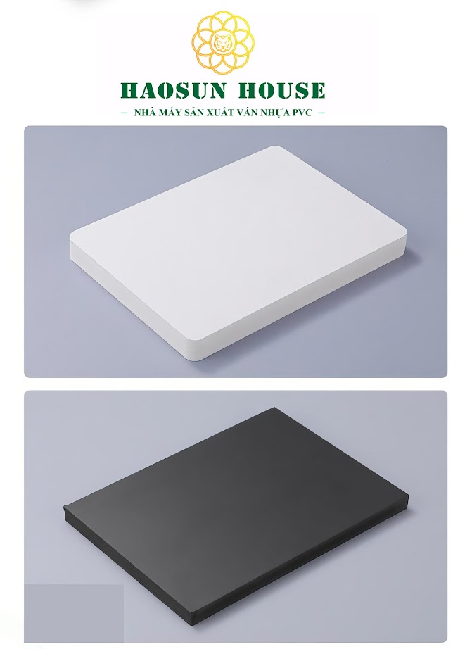 Phân biệt tấm nhựa PVC màu đen và tấm nhựa PVC màu trắng