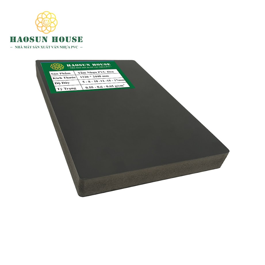 Tấm ván nhựa PVC đen
