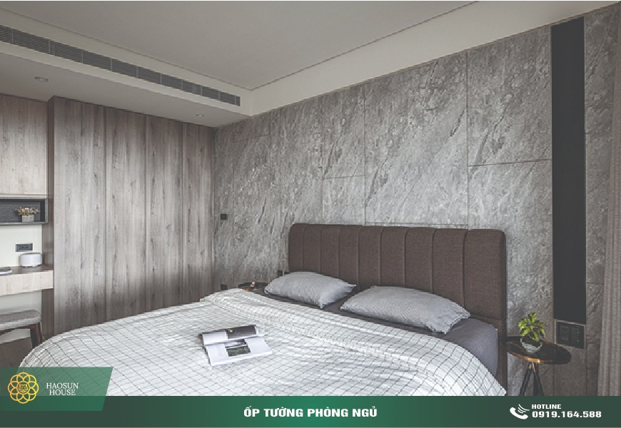 ốp tường phòng ngủ