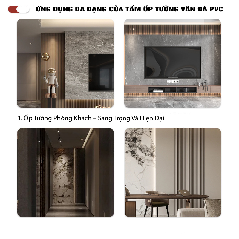 Ốp tường phòng khách