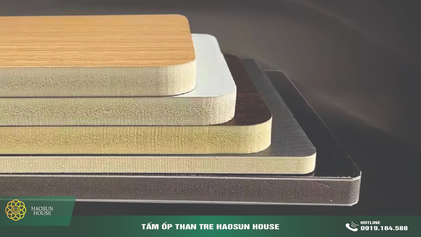 Tấm ốp Than tre