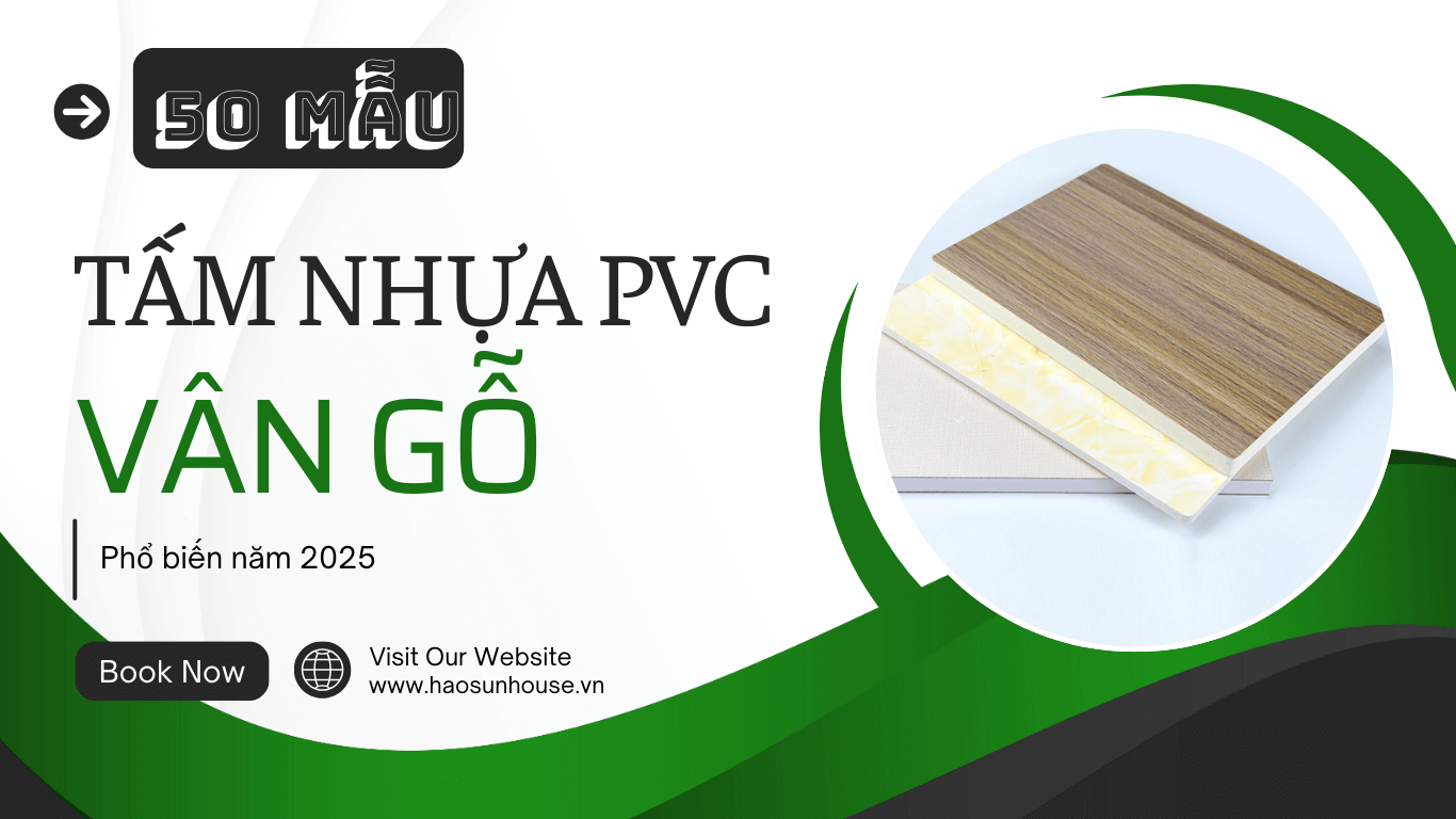 50 mẫu tấm nhựa pvc vân gỗ