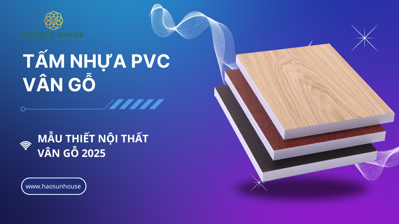 Tấm Nhựa pvc giả gỗ haosun house
