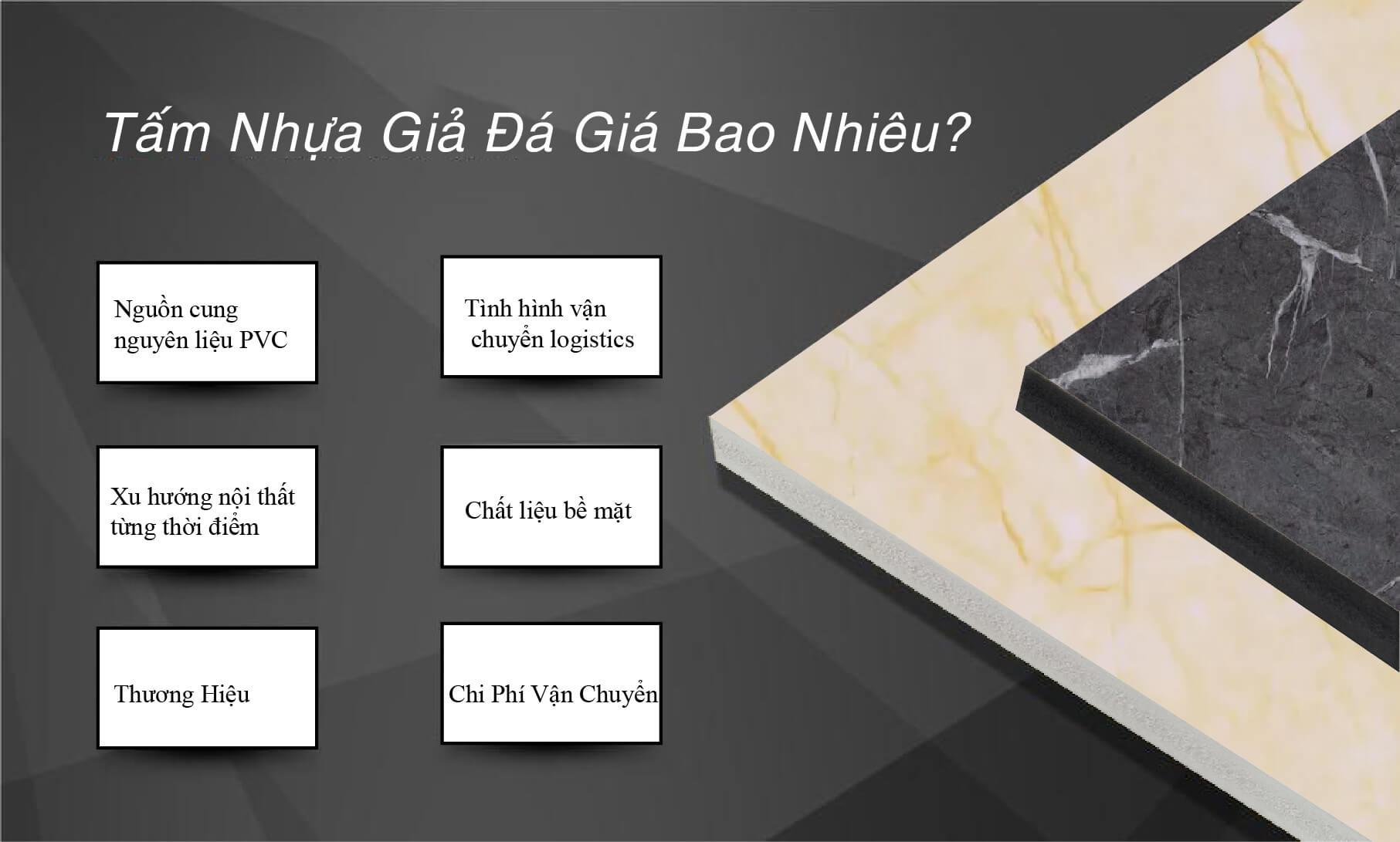 Giá tấm nhựa ốp tường giả đá haosun house