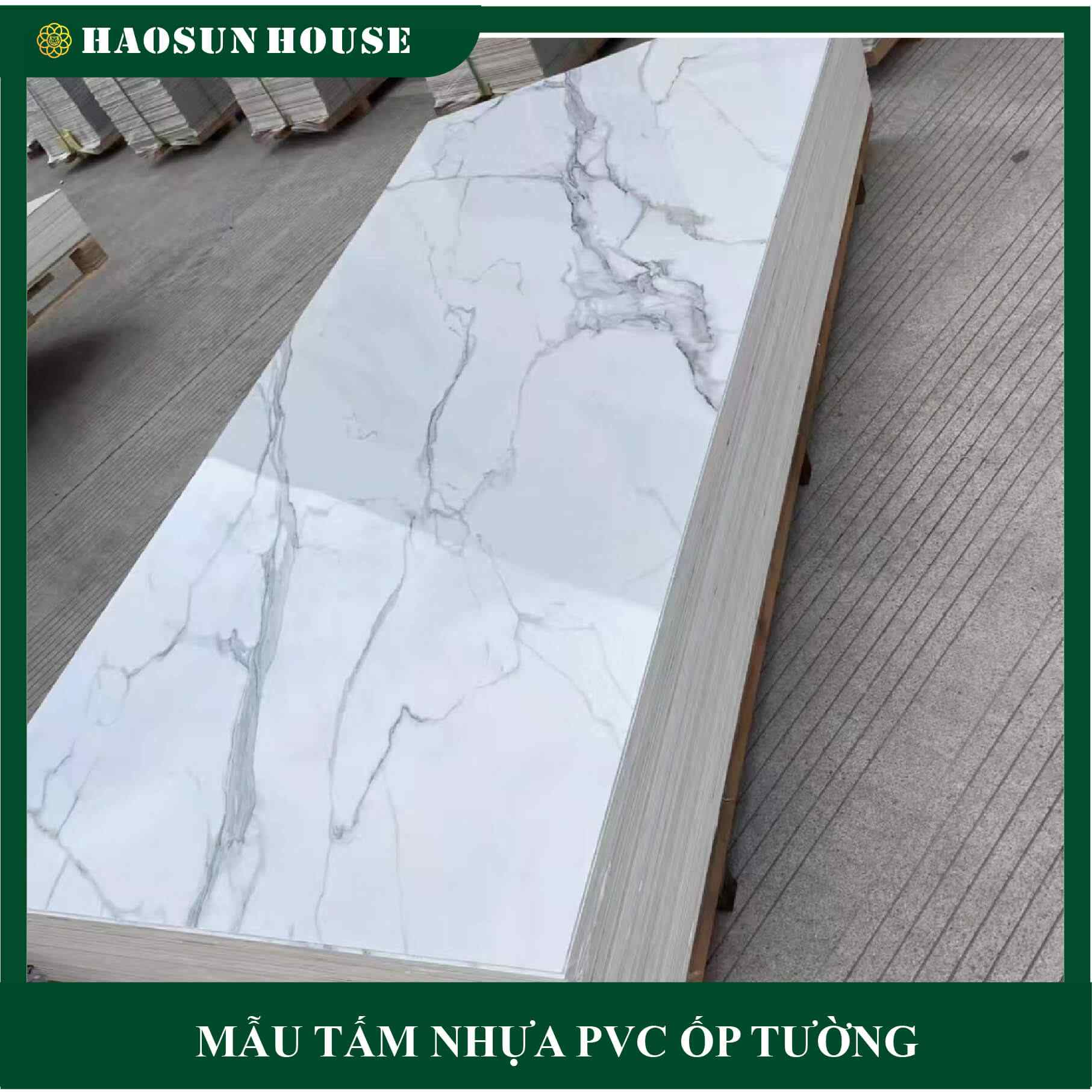 Mẫu Tấm Nhựa PVC giả đá thịnh hành