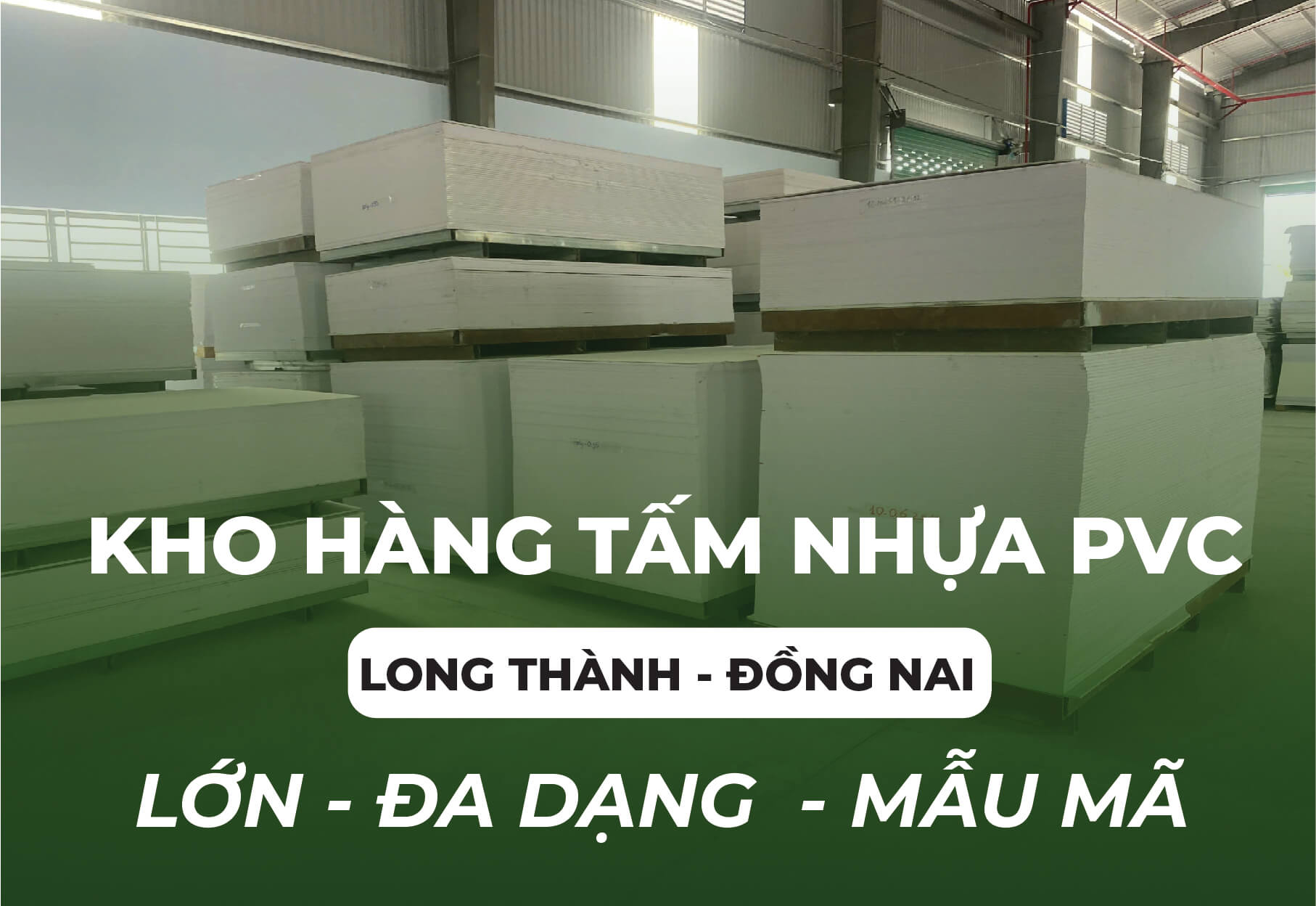 Kho tấm ván Nhựa PVC Đồng Nai