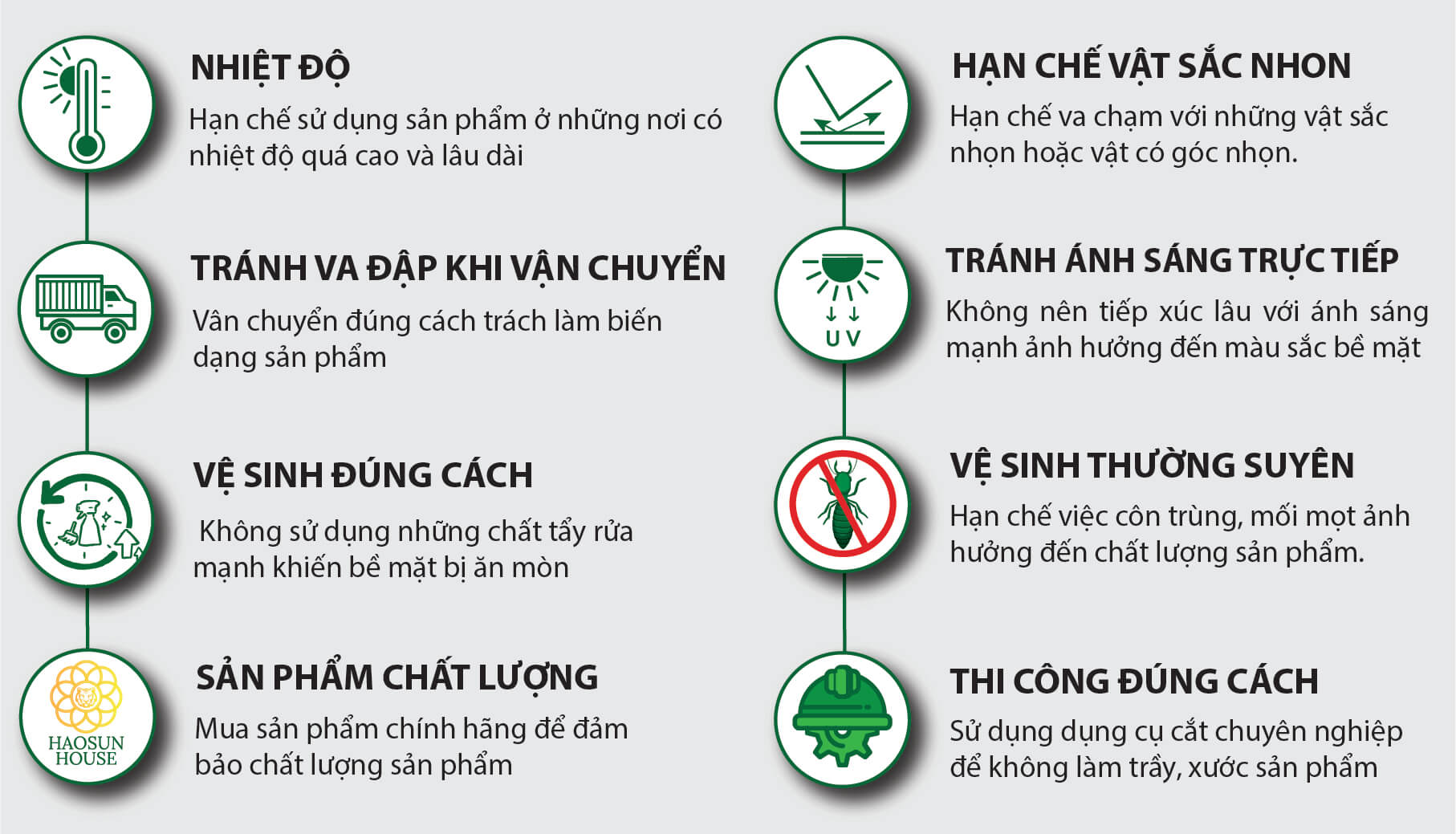 Hướng dẫn sử dụng và bảo quản tấm nhựa pvc đen