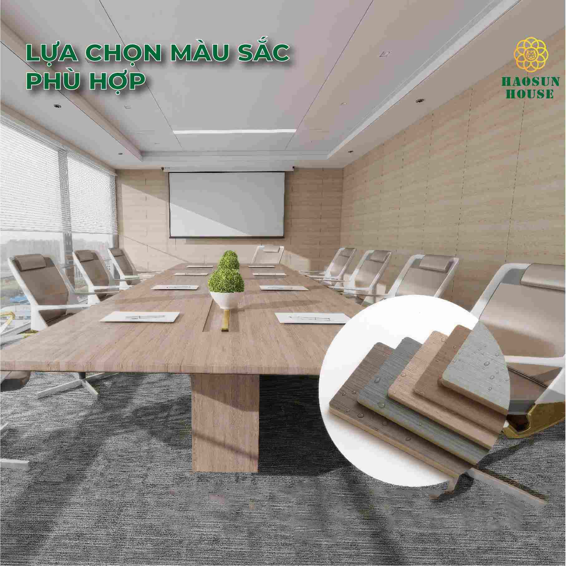 Lựa chọn màu sắc tấm ốp tường phù hợp