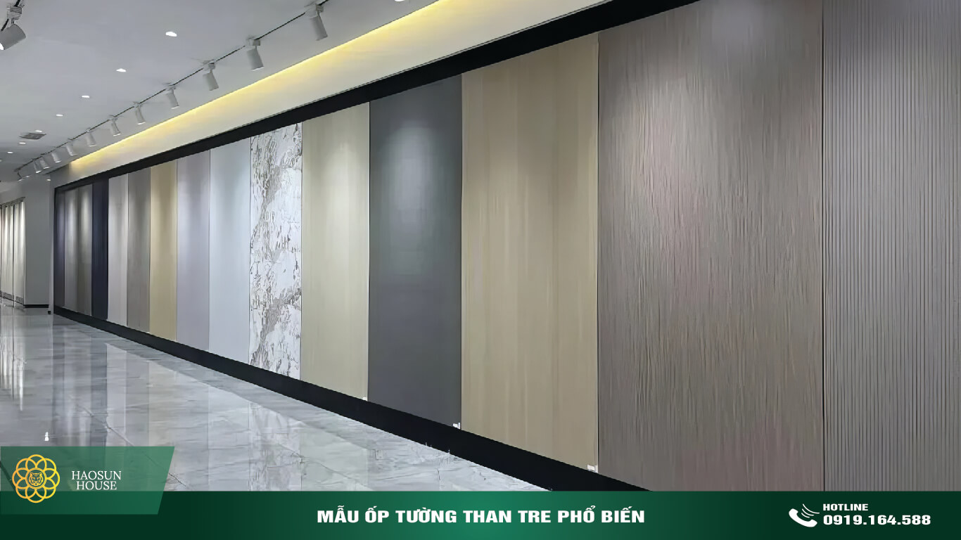 mẫu ốp tường bằng than tre haosun house