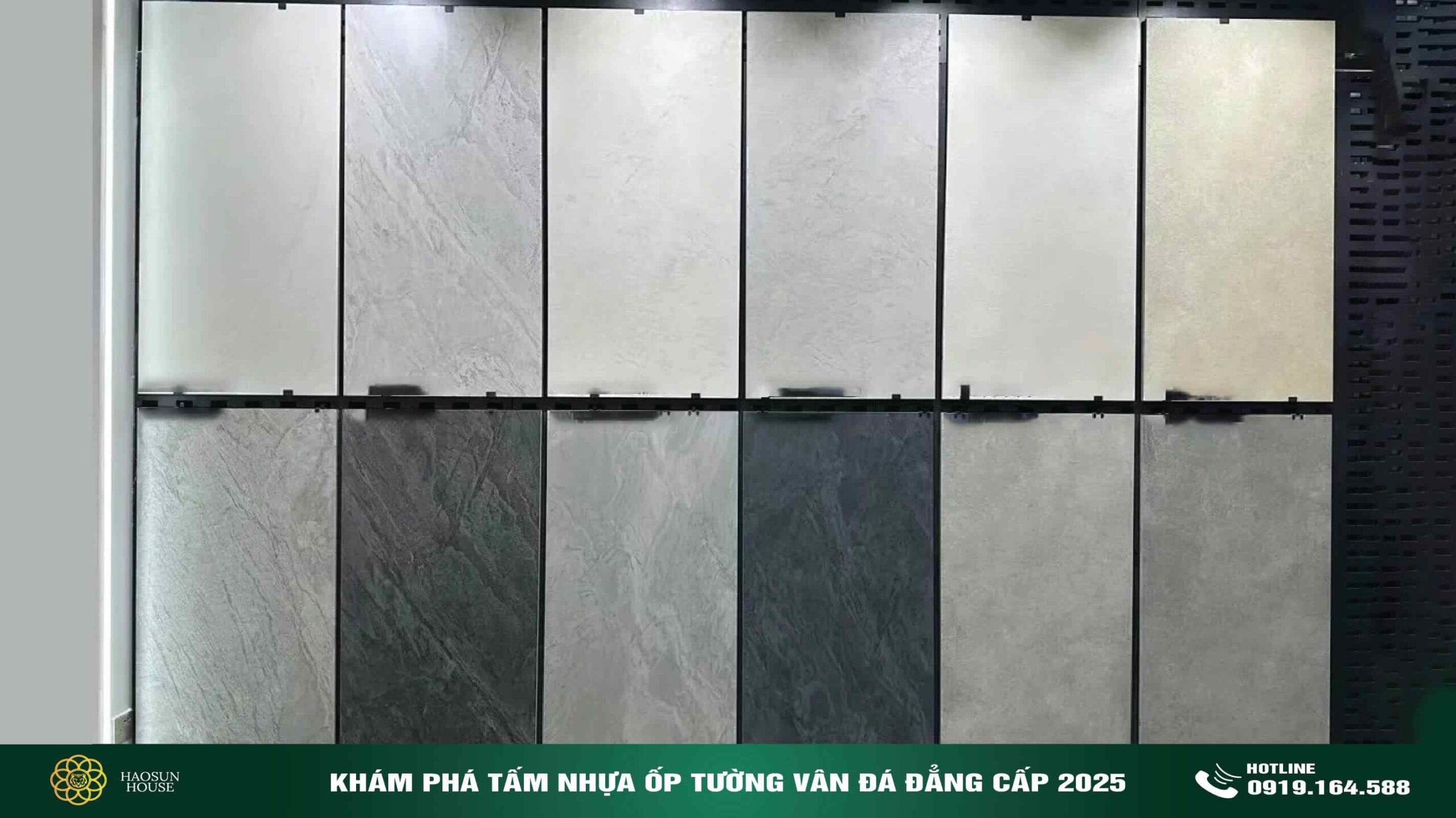 Mẫu tấm nhựa ốp tường vân đá 2025