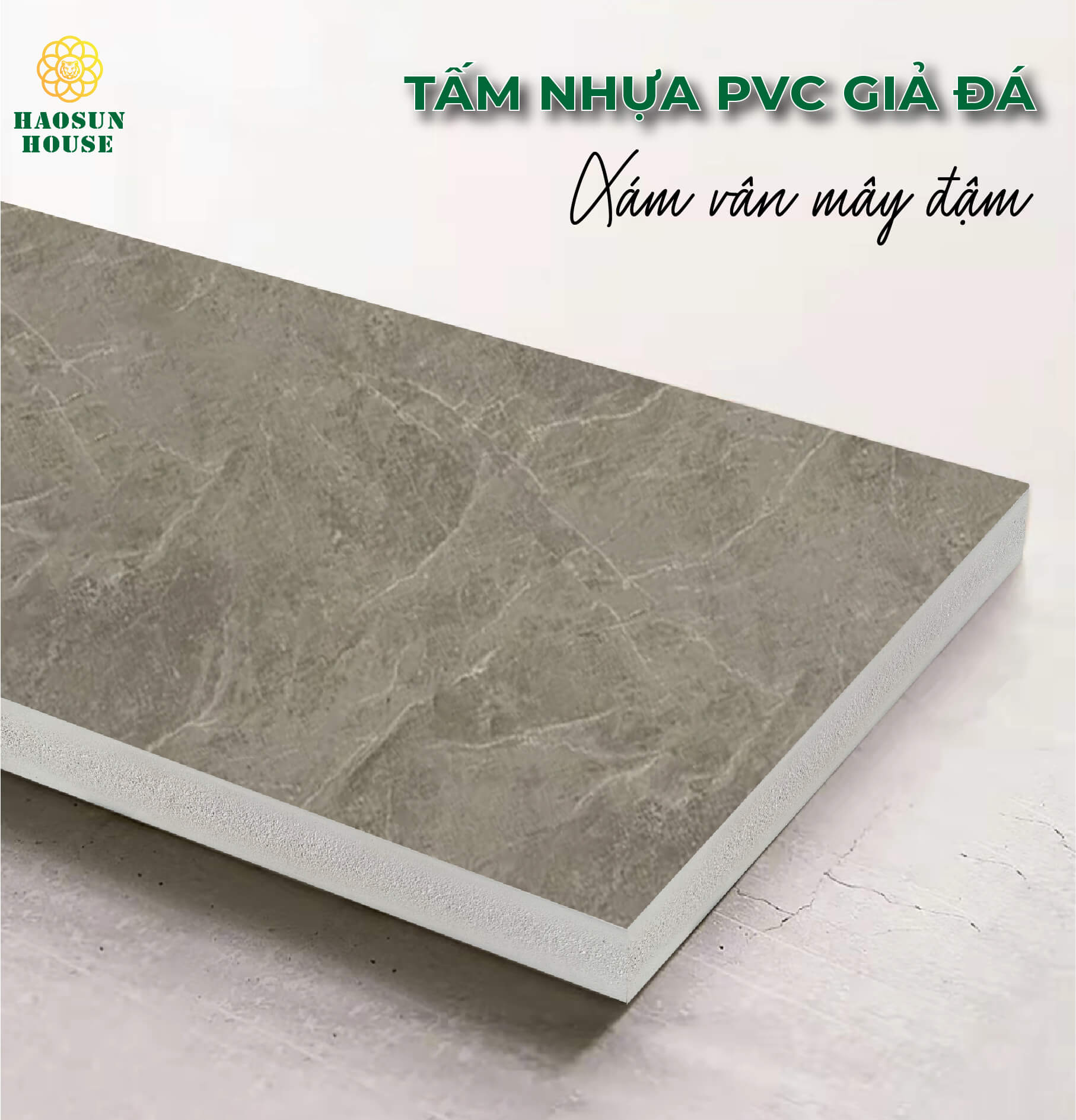 tấm nhựa pvc giả đá xám vân mây đậm