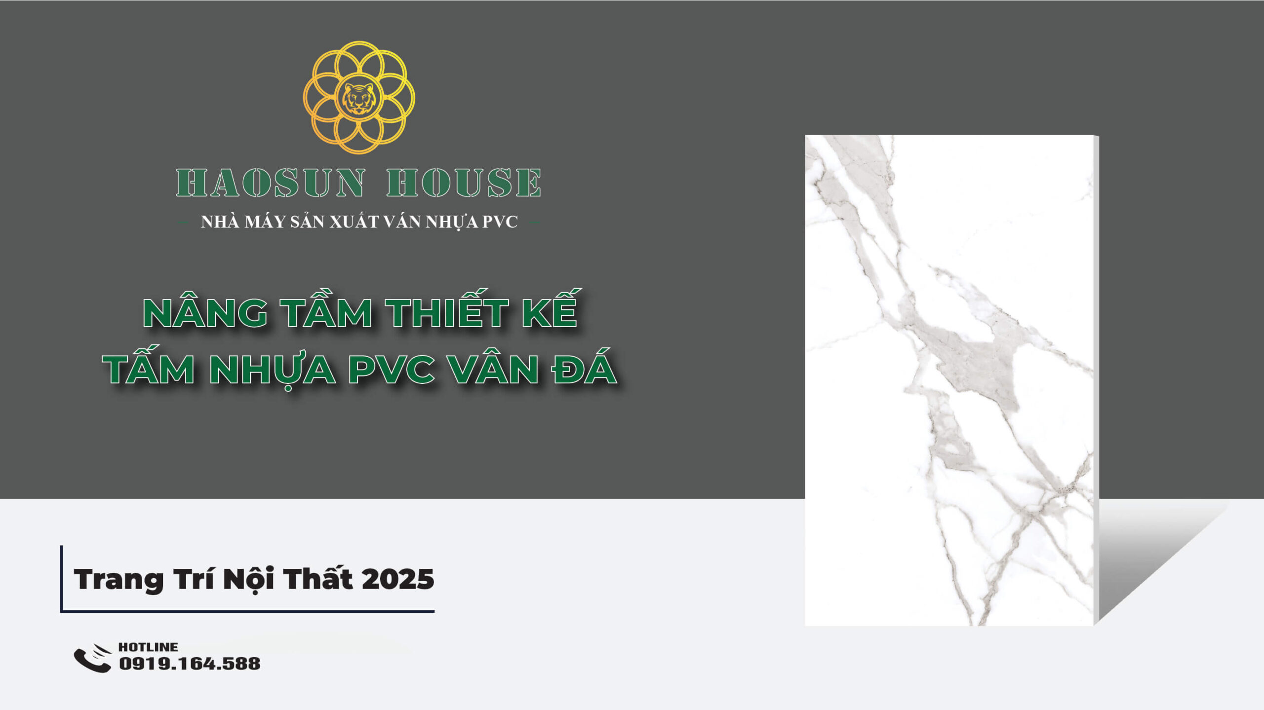 Tấm nhựa pvc trang trí nội thất haosun house