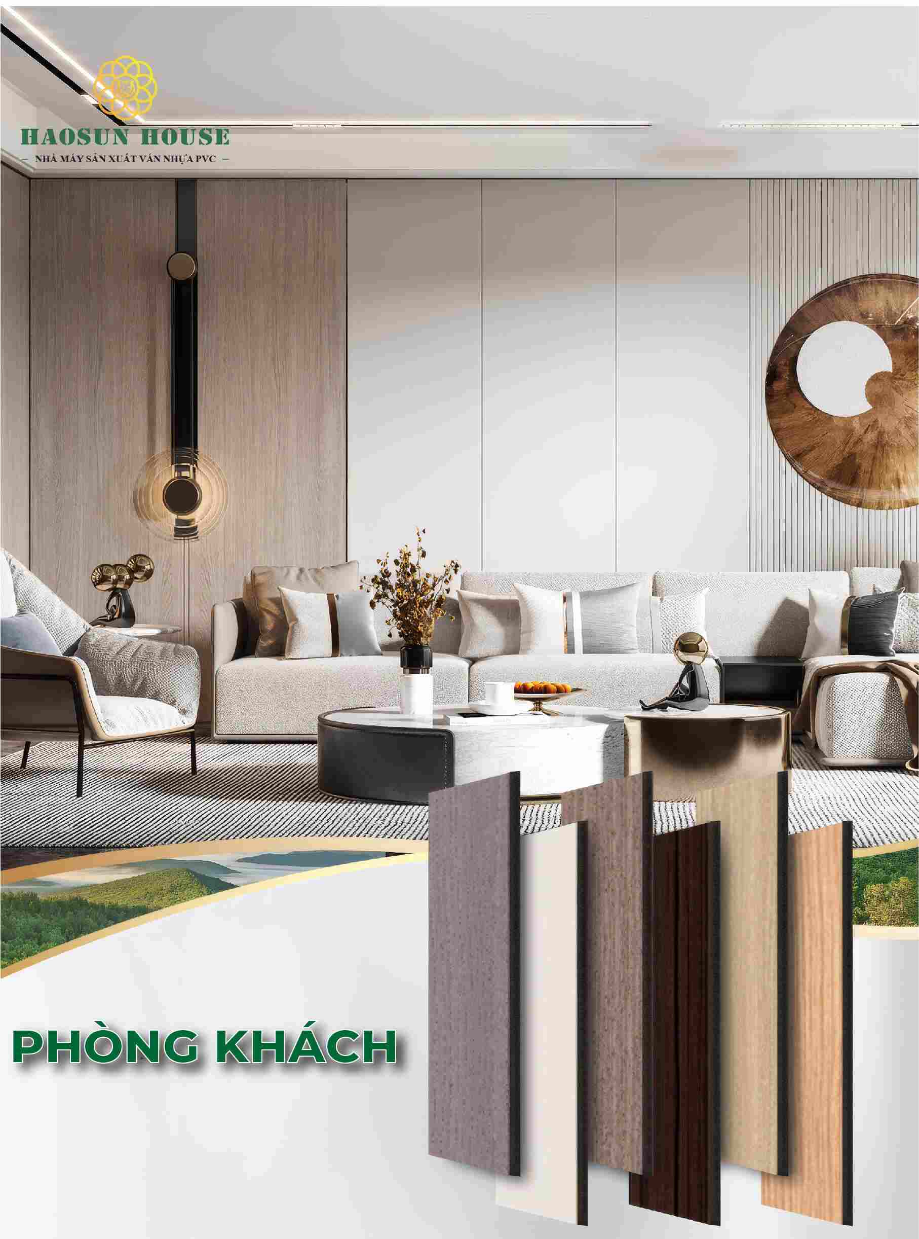 Tấm Than tre ốp tường phòng khách