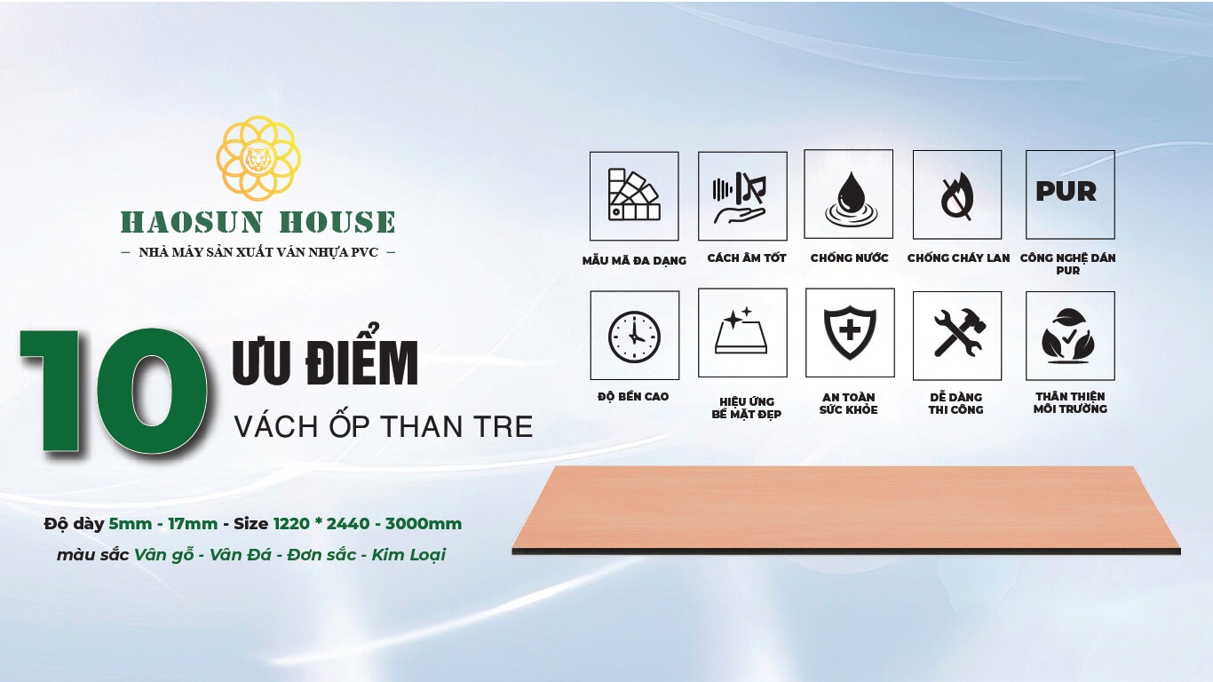 Tìm Hiểu Cấu tạo vách ốp than tre haosun house
