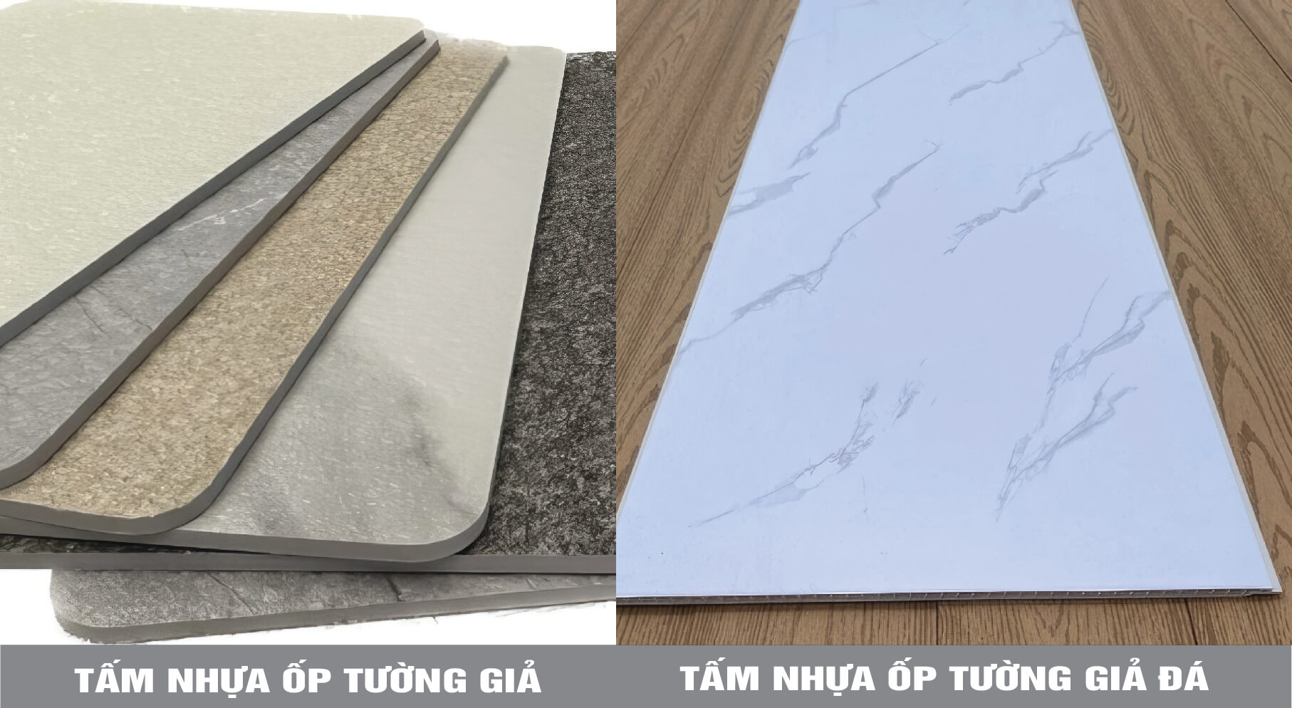 Loại Tấm nhựa ốp tường giả đá