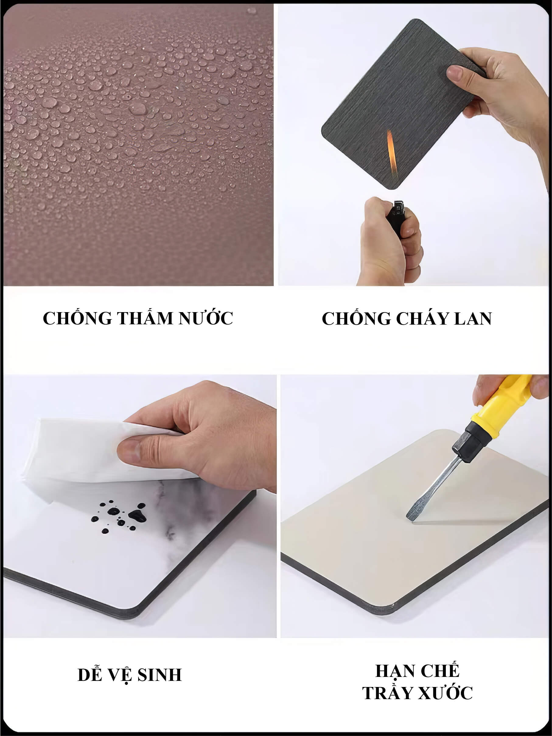 Ưu điểm tấm pvc vân đá haosun house