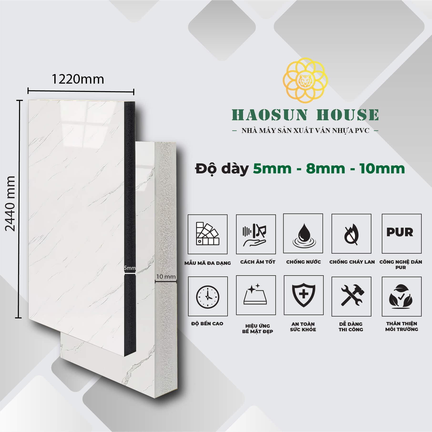Giá Tấm nhựa pvc trắng theo kích thước