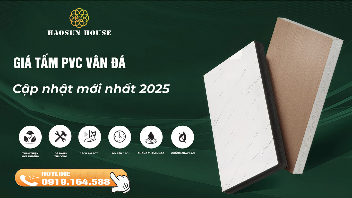Giá Tấm pvc vân đá Haosun house