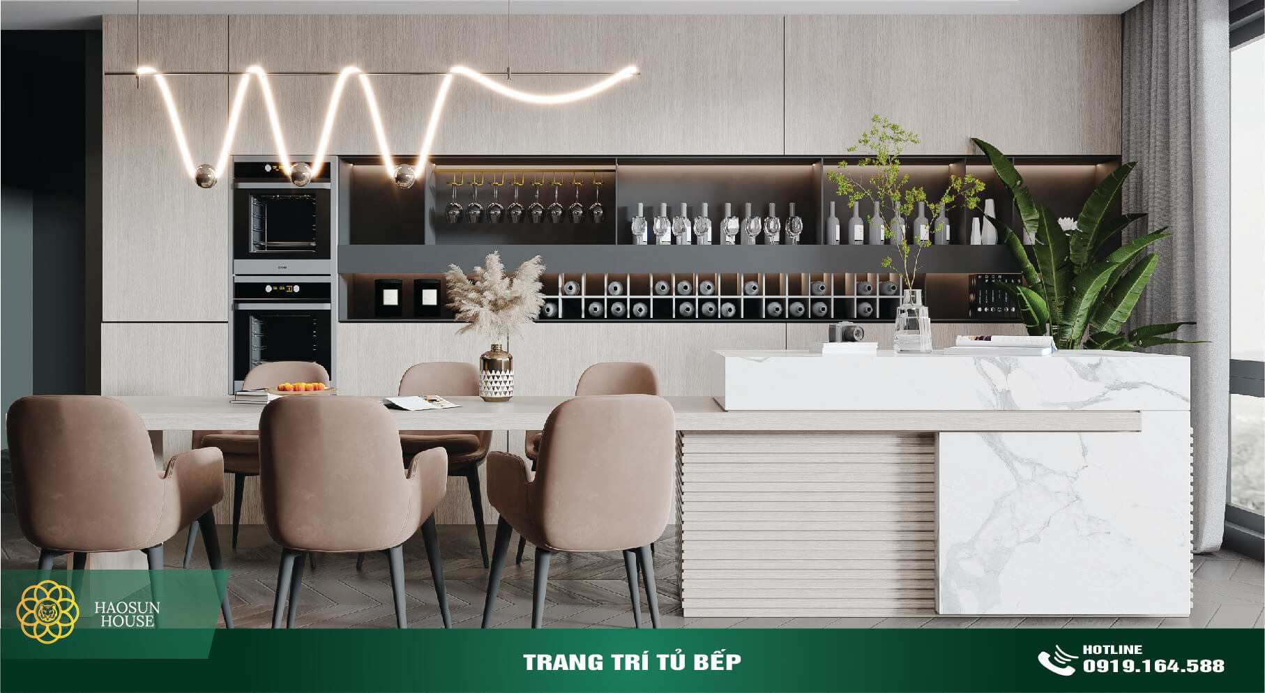 Trang trí tủ bếp tấm pvc tấm nhựa giả đá