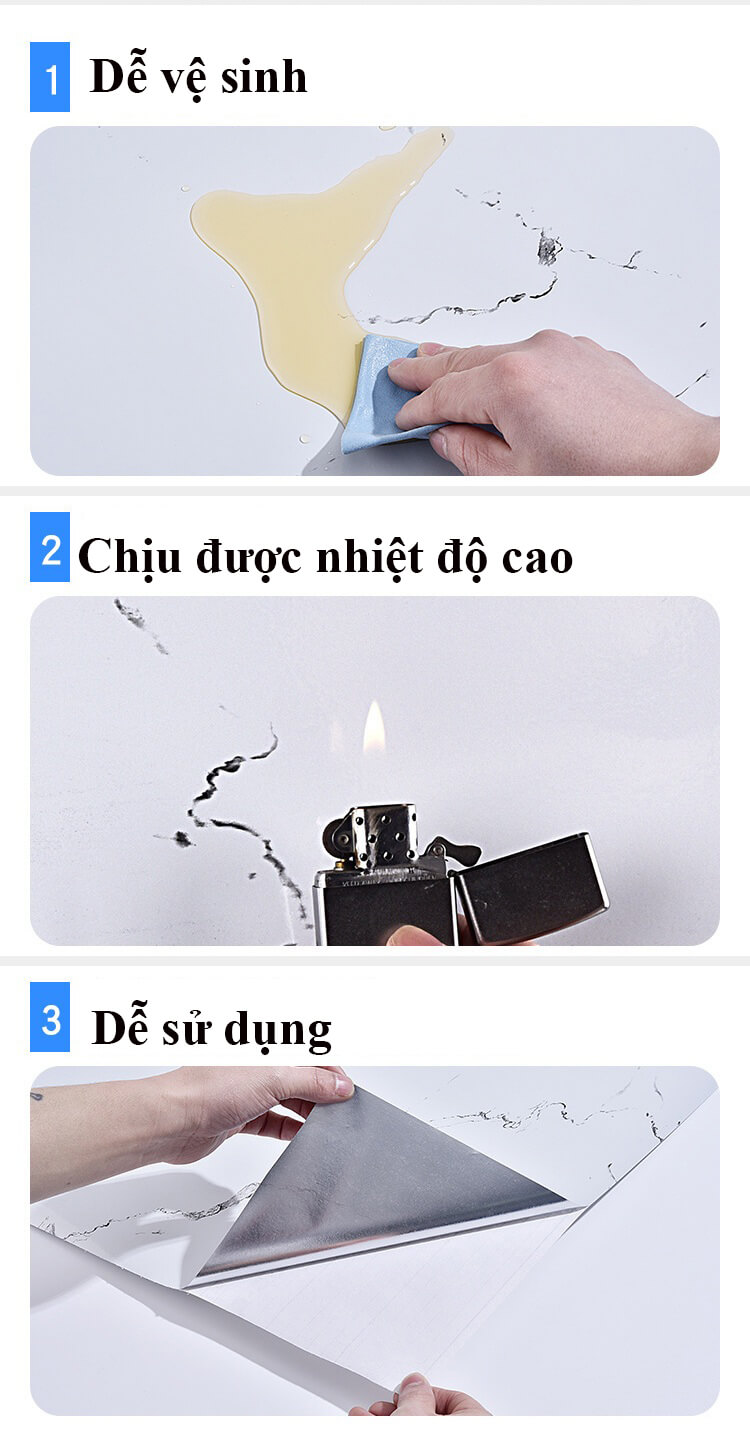 Ưu điểm Tấm dán tường giả đá pvc