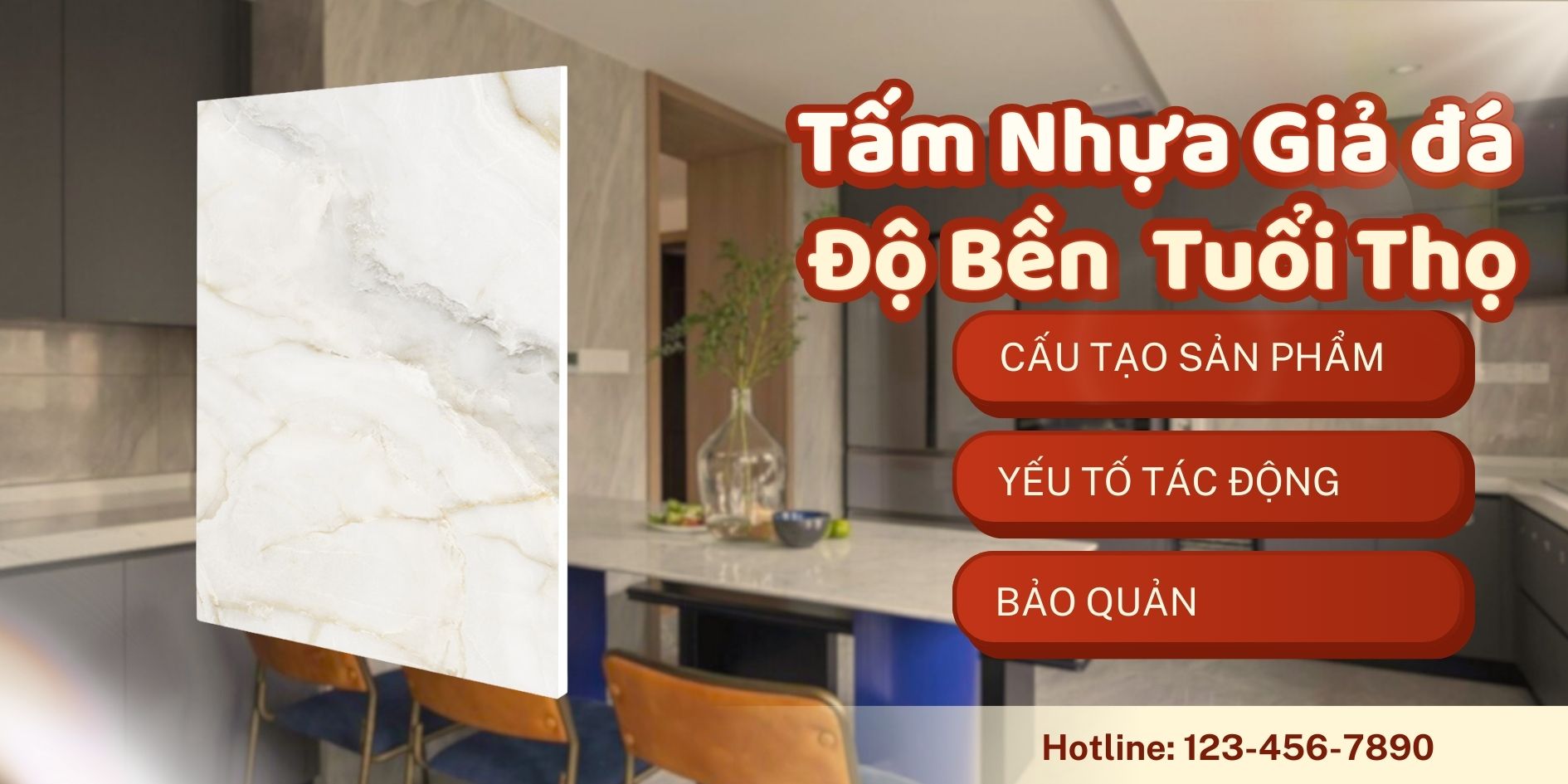 Cách lựa chọn độ bền tấm nhựa giả đá