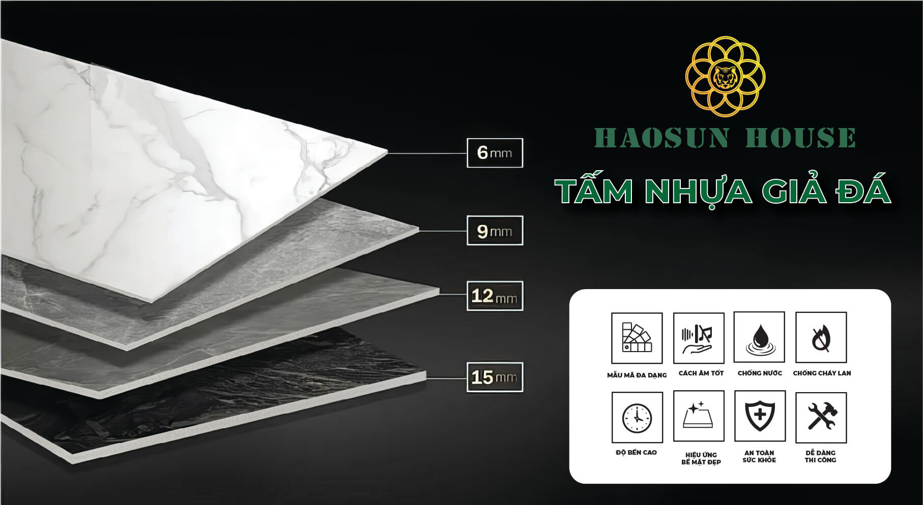 Địa chỉ mua tấm nhựa giả đá pvc uy tín