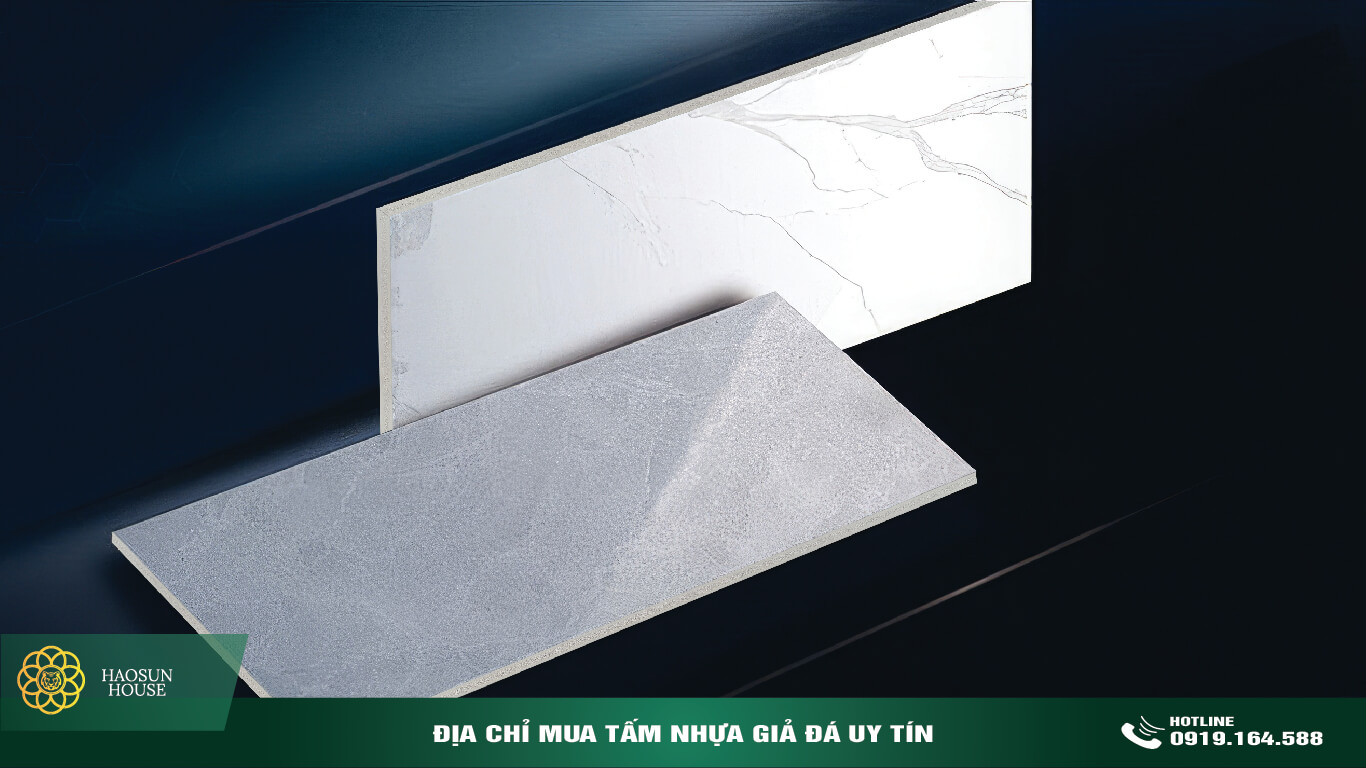 Địa chỉ mua tấm nhựa giả đá pvc uy tín