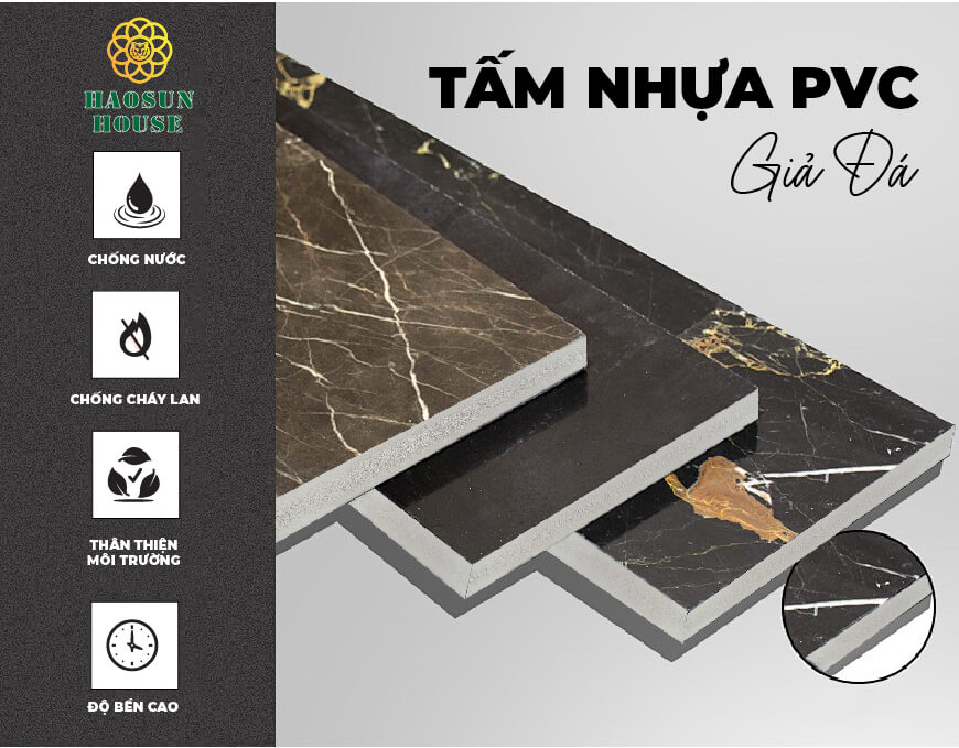 Giá Tấm Nhựa Giả đá PVC