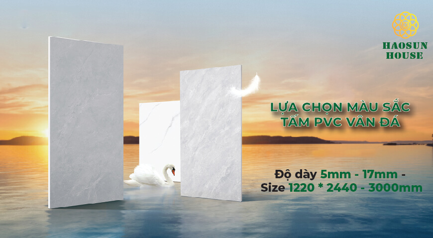 Lựa chọn tấm nhựa pvc vân đá