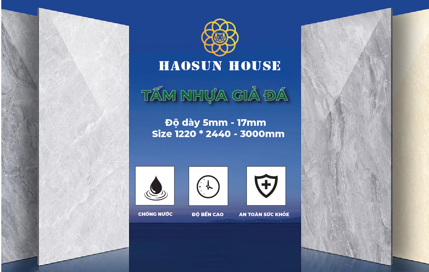 Ứng dụng Tấm Nhựa Giả đá phổ biến