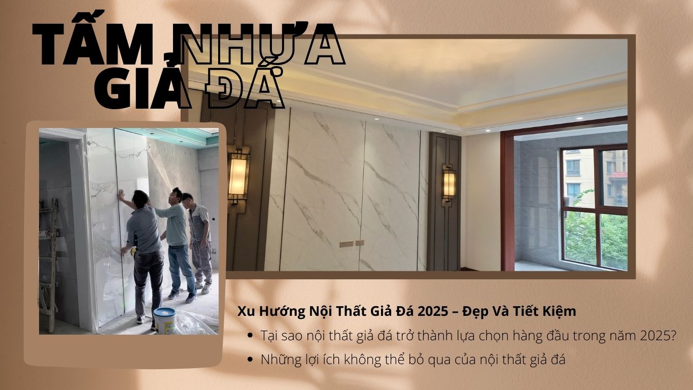 Xu hướng nội thất giả đá haosun house