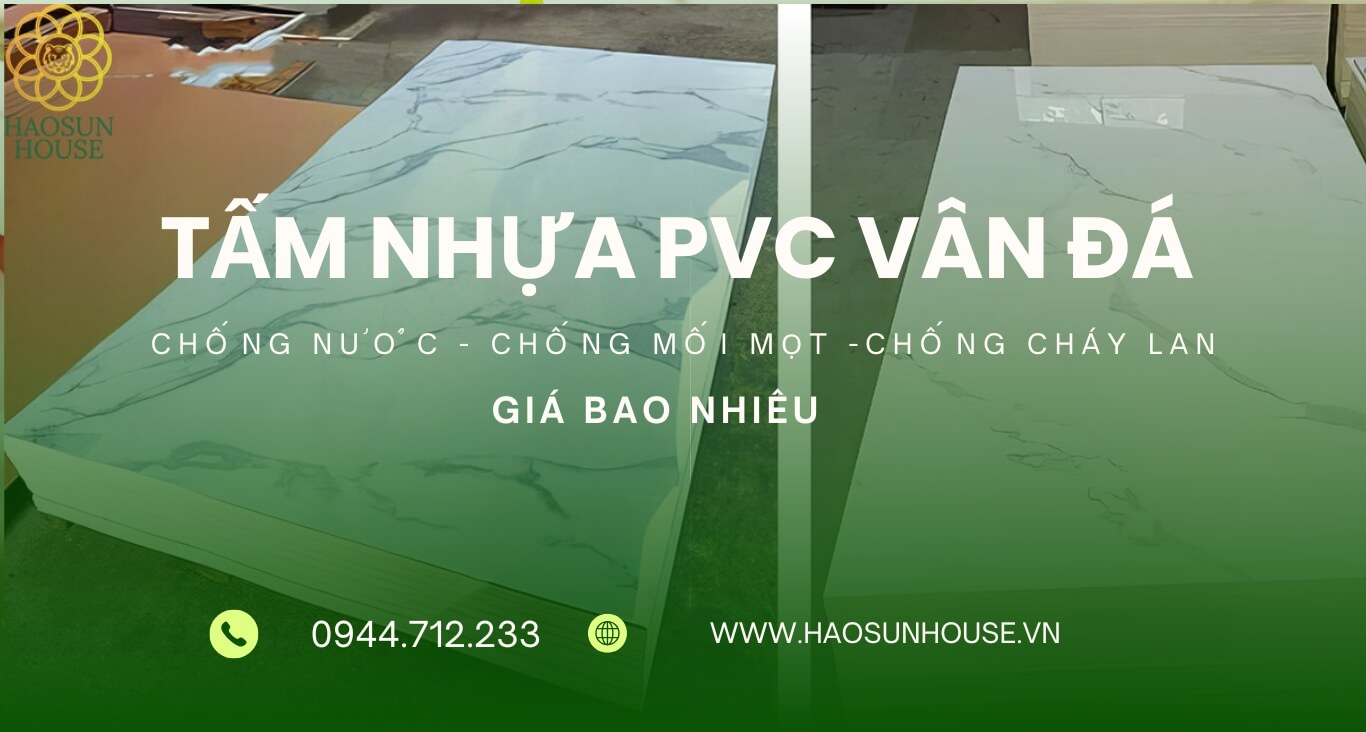 Tấm pvc vân đá chống nước haosun house