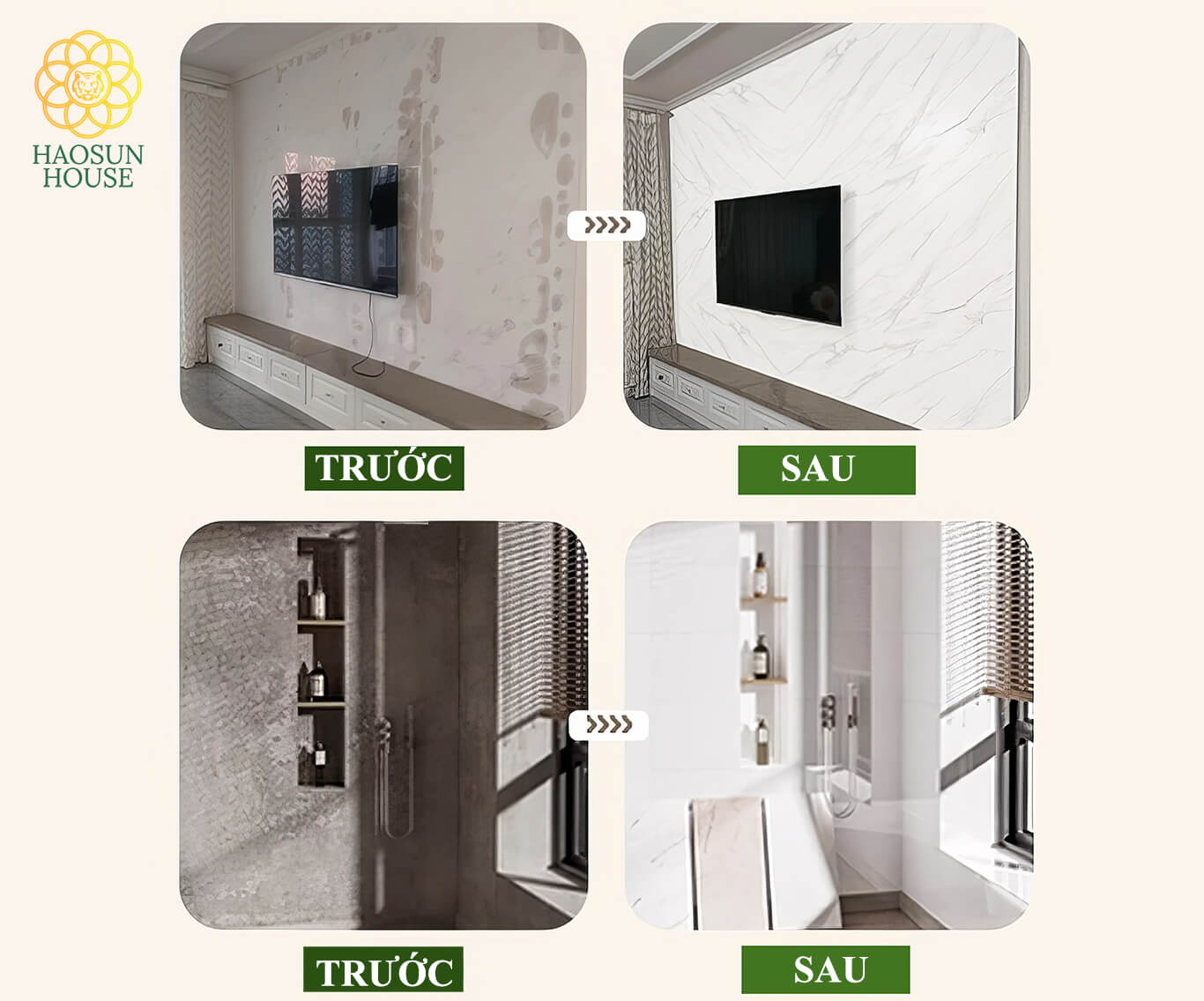 Báo giá thi công tấm pvc vân đá