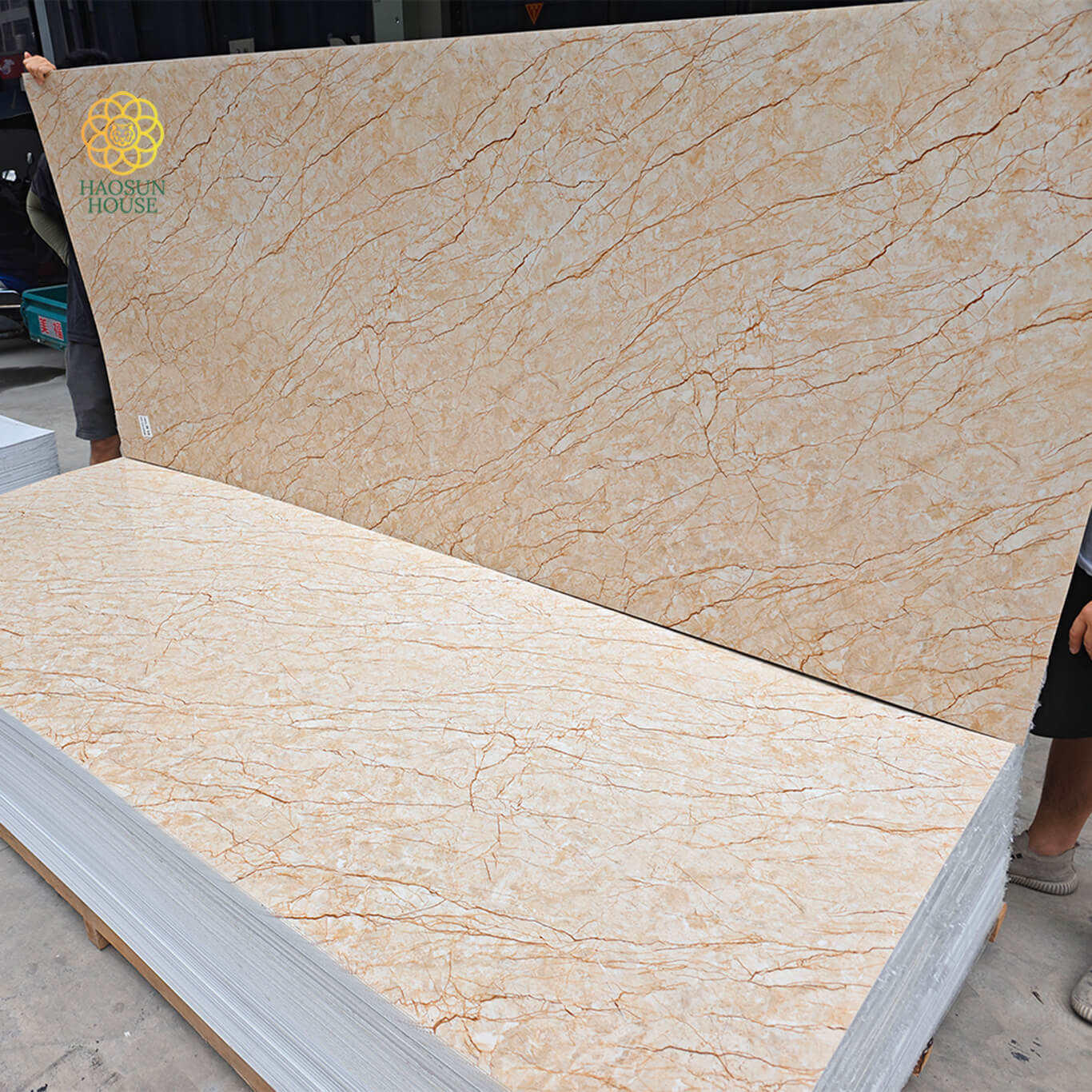 Mẫu Tấm pvc ốp tường giả đá phổ biến