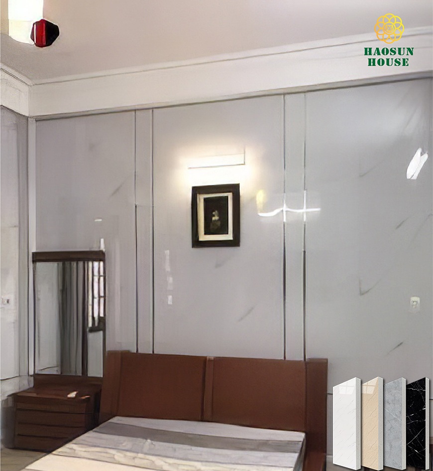 Tấm nhựa pvc vân đá phòng ngủ