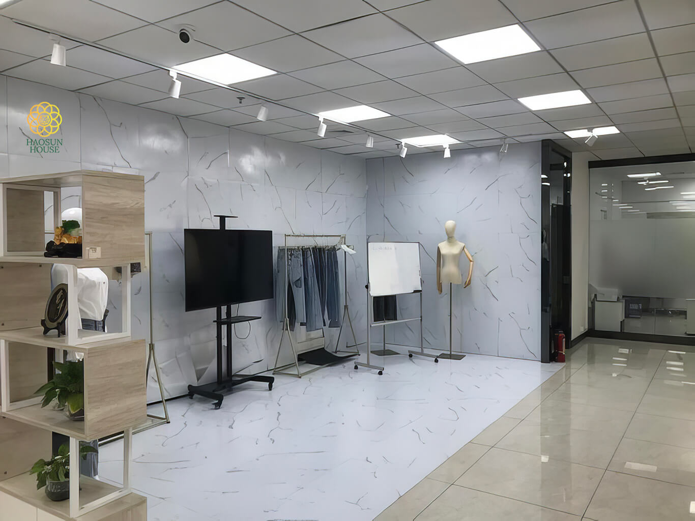 Ứng dụng tấm pvc vân đá ốp tường