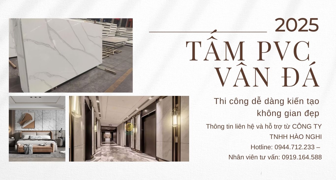 Giới thiệu tấm pvc vân đá thi công dễ dàng