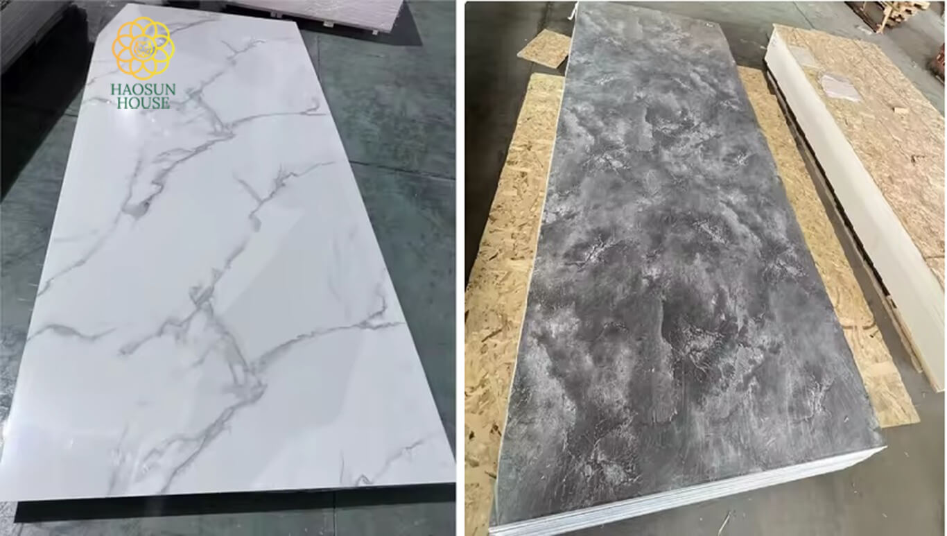 Mẫu Tấm pvc vân đá phổ biến