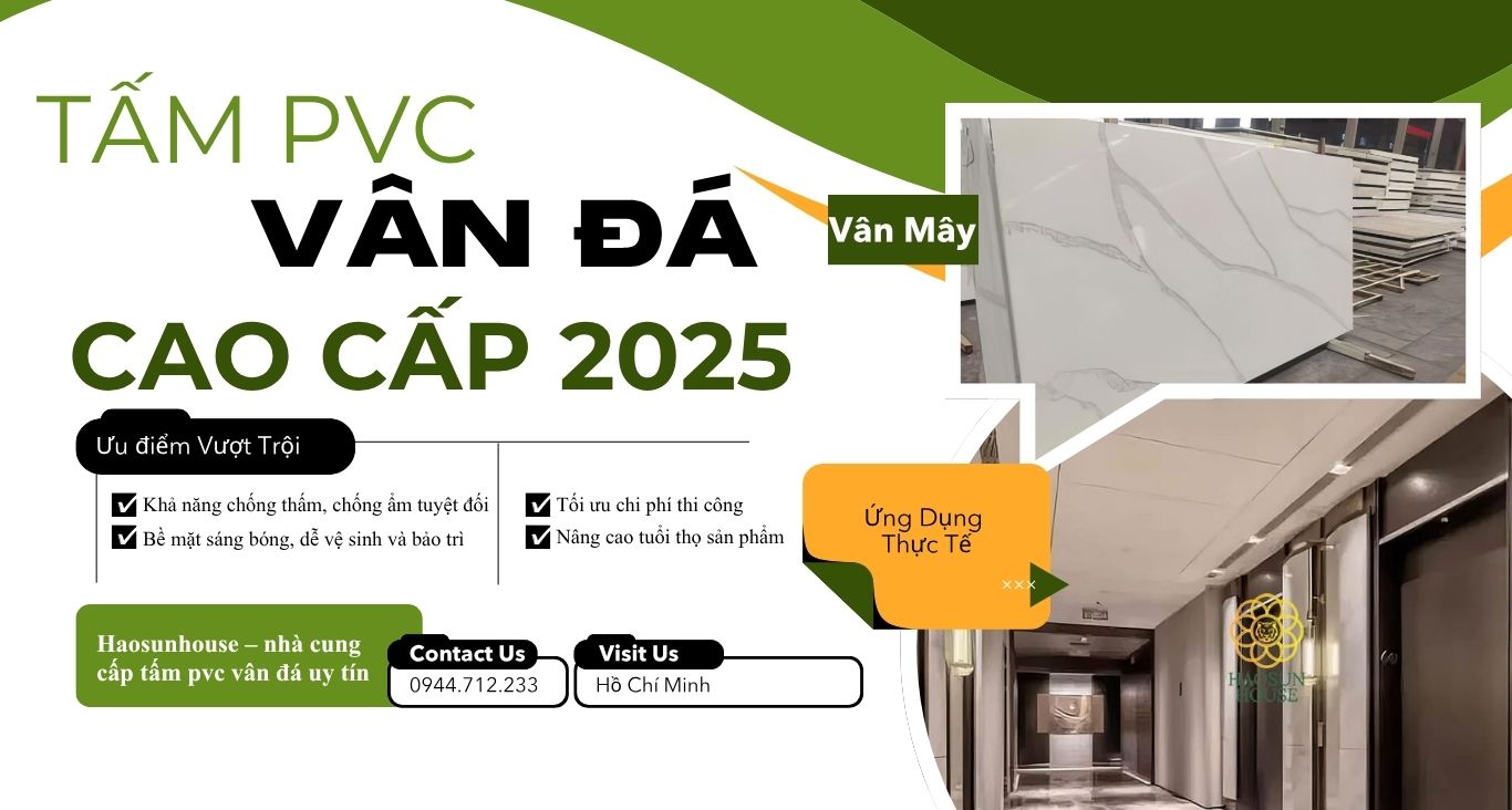 Tấm pvc vân đá cao cấp 2025