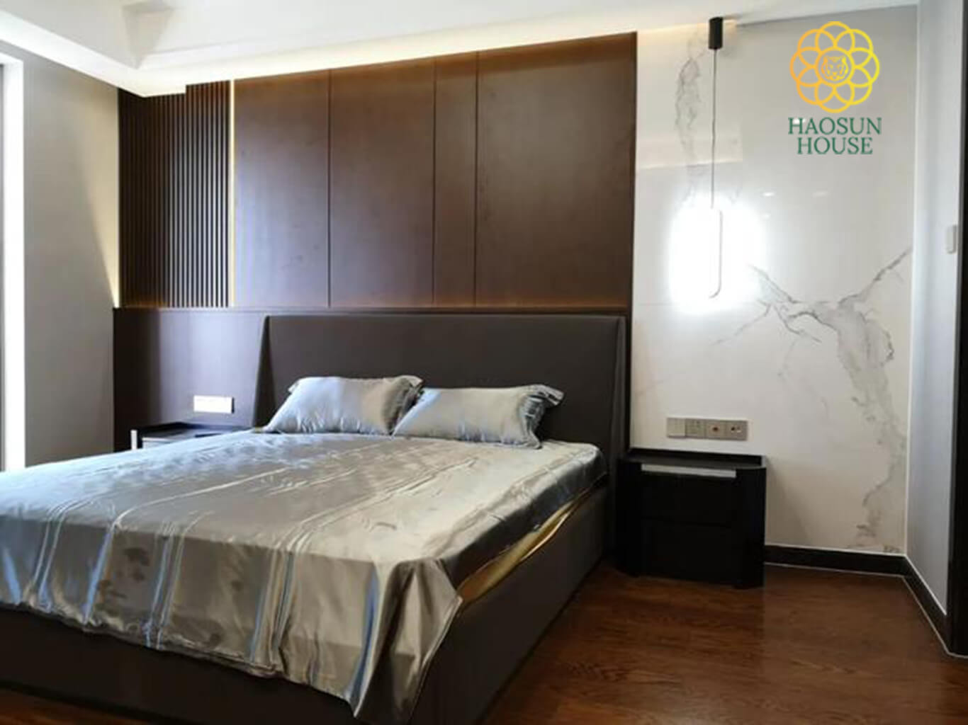 Tấm pvc vân đá phòng ngủ
