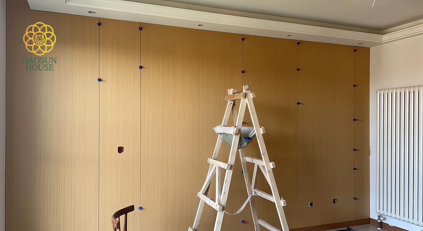 Thi công tấm nhựa pvc ốp tường