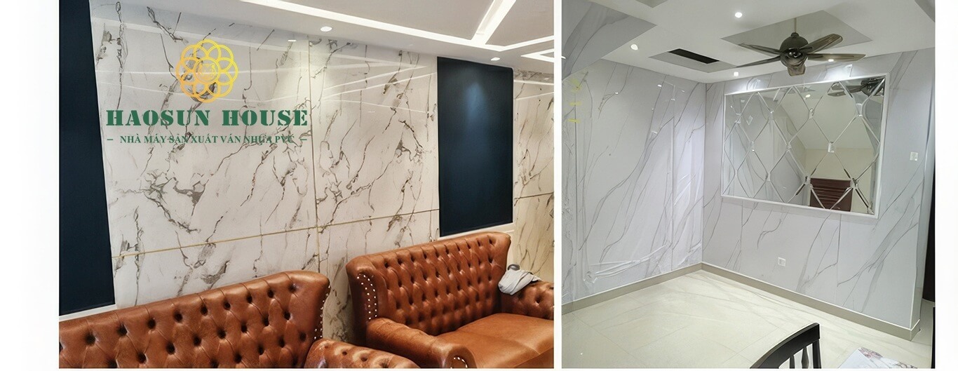 Ứng dụng đa năng tấm ốp pvc vân đá