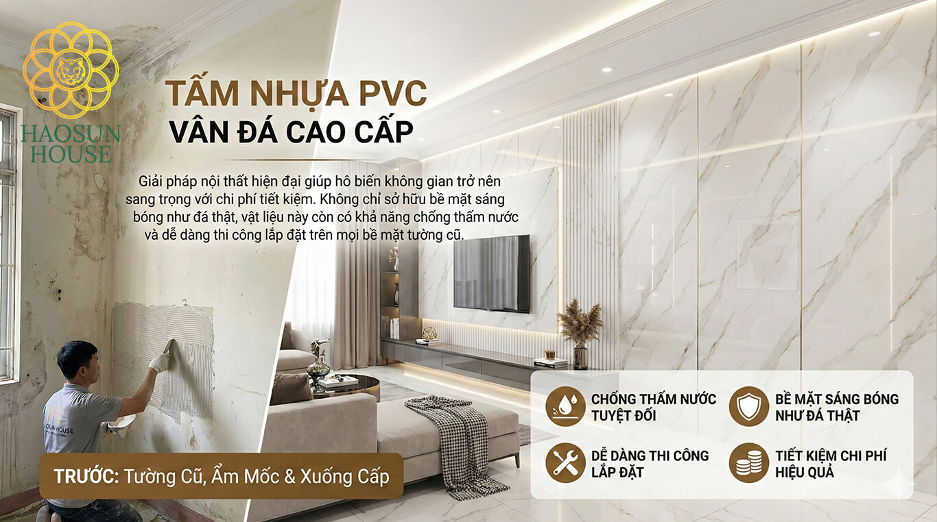 địa chỉ mua tấm nhựa pvc vân đá trang trí