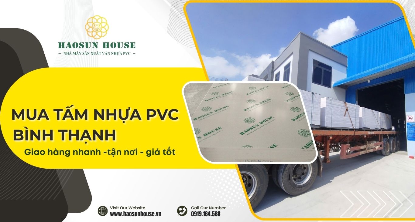 Mua tấm nhựa pvc bình thạnh