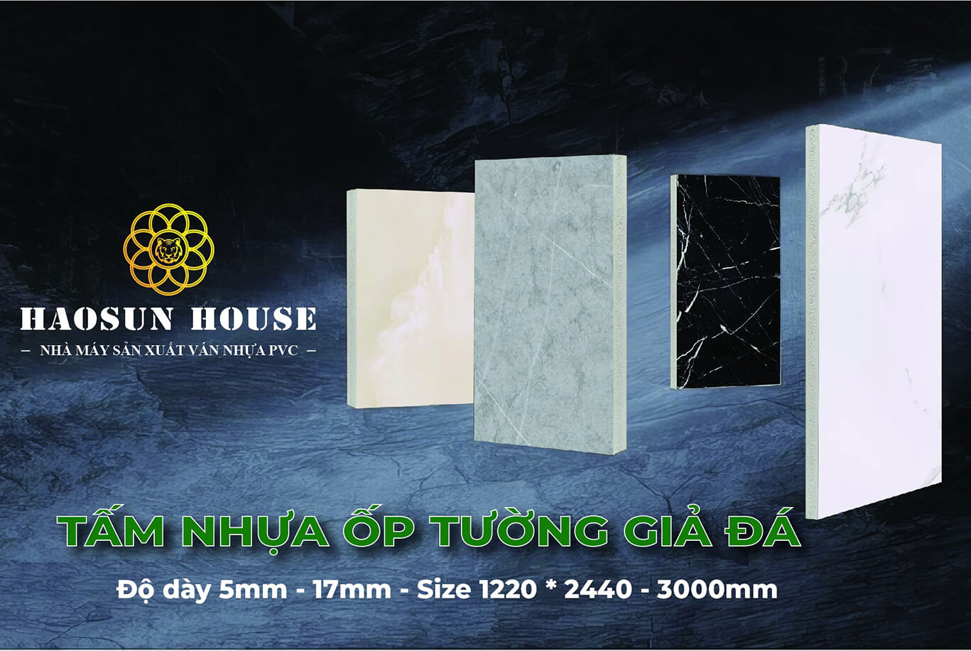 mua tấm nhựa pvc vân đá tân phú haosun house